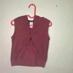 Infant boys  burgundy sleeveless sweater • 24 Months • Carters